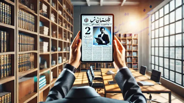 نکات مهم در روزنامه رسمی