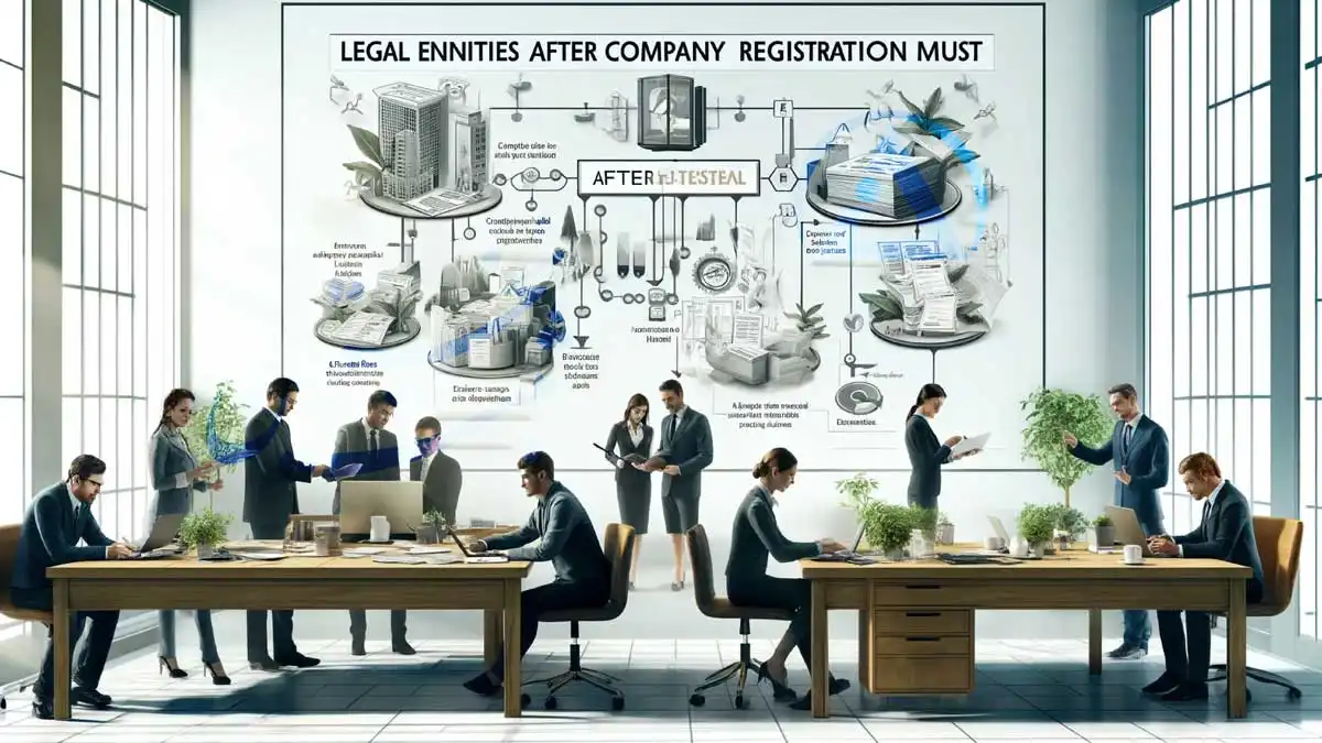 اشخاص حقوقی پس از ثبت شرکت می بایست